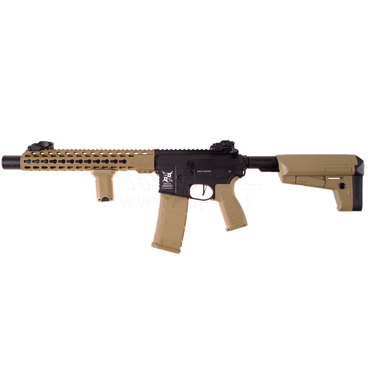 Delta Armory DA-A10 ALPHA™ Silent Ops DMR M4/AR-15 AEG, Half-Tan ...